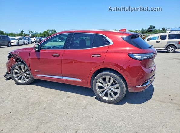 LRBFZRR47ND081541 2022 BUICK ENVISION Maroon უკანა მარცხენა