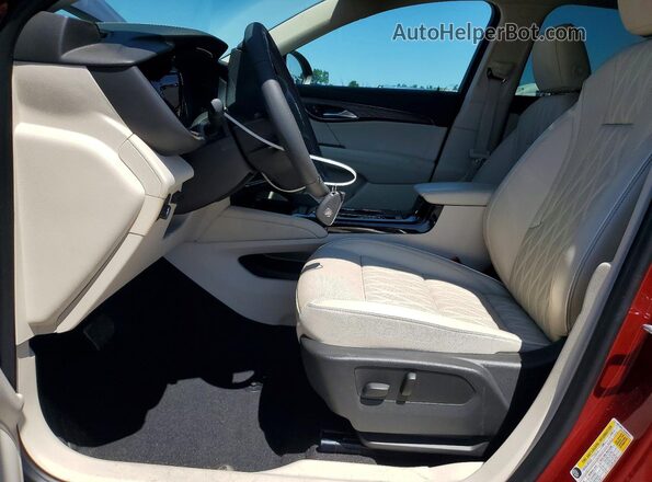 LRBFZRR47ND081541 2022 BUICK ENVISION Maroon წინა სალონის ხედი