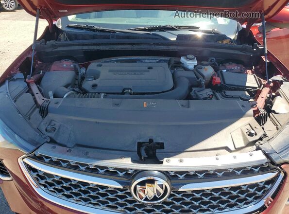 LRBFZRR47ND081541 2022 BUICK ENVISION Maroon ძრავის განყოფილების ხედი