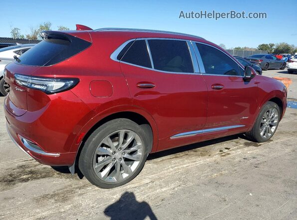 LRBFZRR48MD178679 2021 BUICK ENVISION Red Trasero derecho