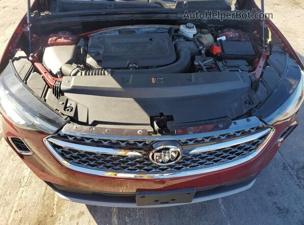 LRBFZRR48MD178679 2021 BUICK ENVISION Red Vista del compartimento del motor