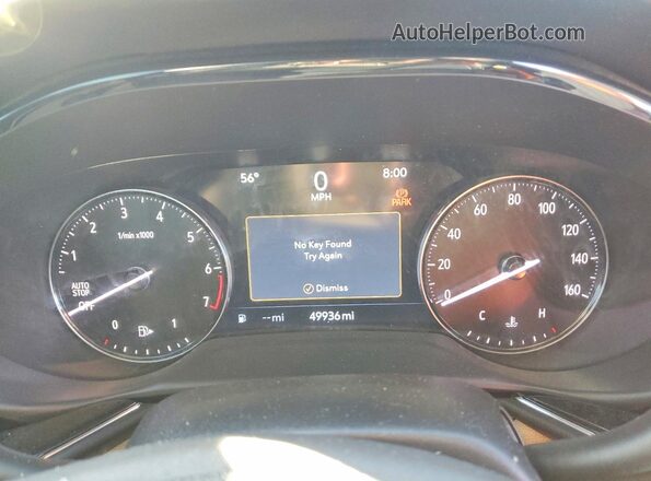 LRBFZRR48MD178679 2021 BUICK ENVISION Red Vista del cuadro de instrumentos