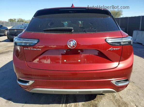 LRBFZRR48MD178679 2021 BUICK ENVISION Red Vista trasera