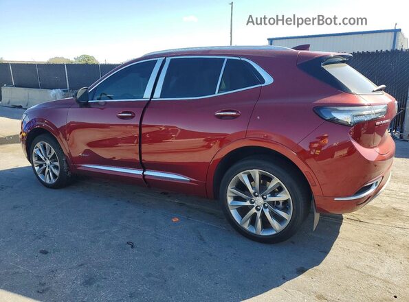 LRBFZRR48MD178679 2021 BUICK ENVISION Red Trasero izquierdo