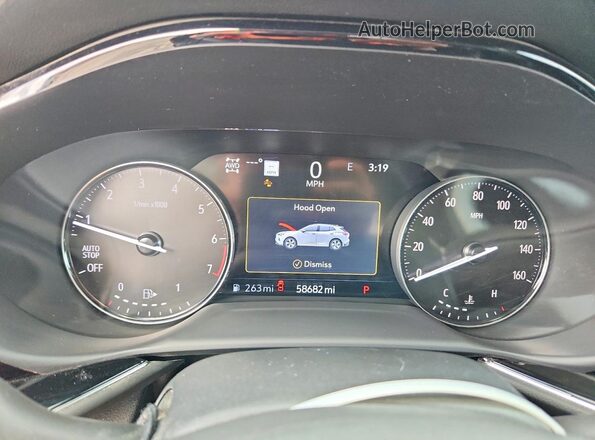 LRBFZSR46PD215658 2023 BUICK ENVISION Black Вид щитка приладів