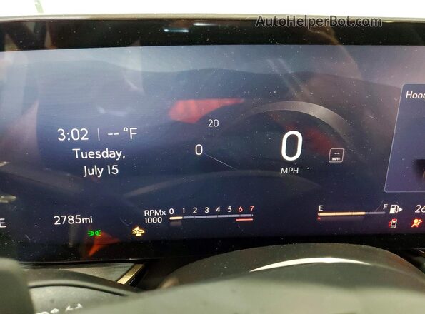 LRBFZSR46TD066713 2026 BUICK ENVISION Gray ხელსაწყოთა პანელის ხედი