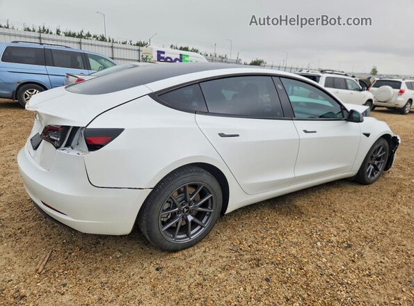LRW3E1FA0PC871958 2023 TESLA MODEL Белый Задняя правая четверть