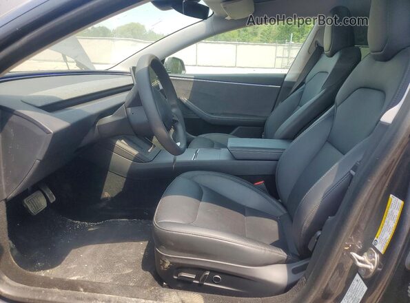LRW3E7EB5RC087923 2024 TESLA MODEL Gray წინა სალონის ხედი