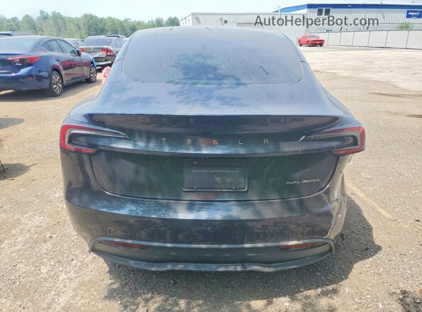 LRW3E7EB5RC087923 2024 TESLA MODEL Gray უკანა ხედი