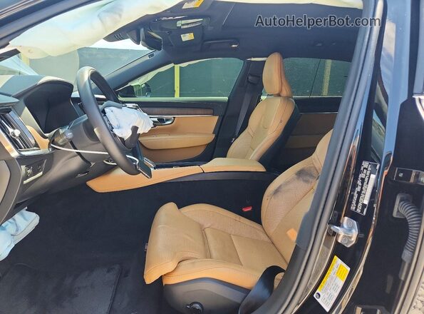 LVY062ML1NP256640 2022 VOLVO S90 Black Vista interior delantera