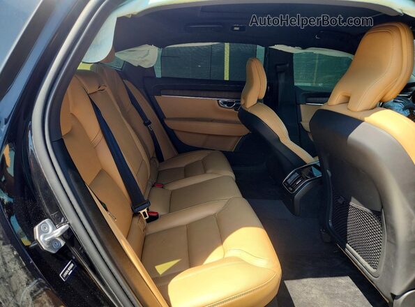 LVY062ML1NP256640 2022 VOLVO S90 Black Vista de los asientos traseros