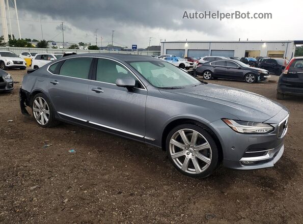 LVY992ML7JP028702 2018 VOLVO S90 Gray Front right
