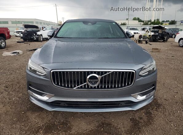 LVY992ML7JP028702 2018 VOLVO S90 Gray Front view