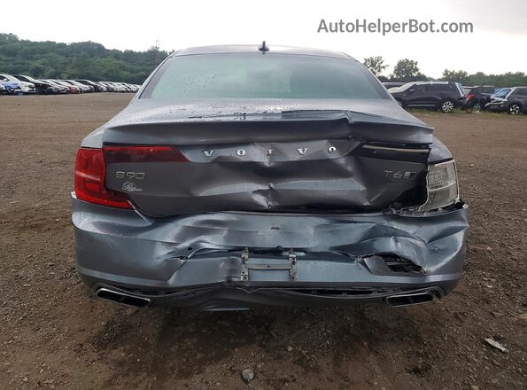 LVY992ML7JP028702 2018 VOLVO S90 Gray Rear view