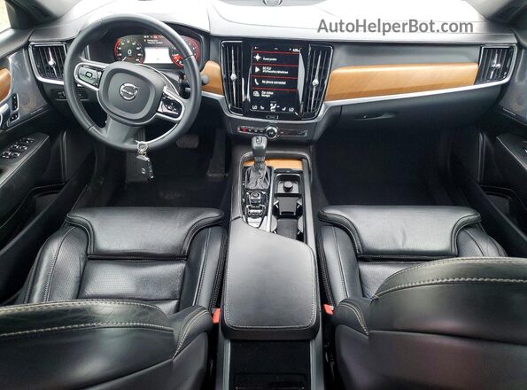 LVY992ML7JP028702 2018 VOLVO S90 Gray Dashboard view