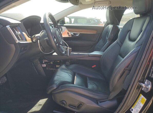 LVYA22ML5KP110169 2019 VOLVO S90 Black Вид салону спереду