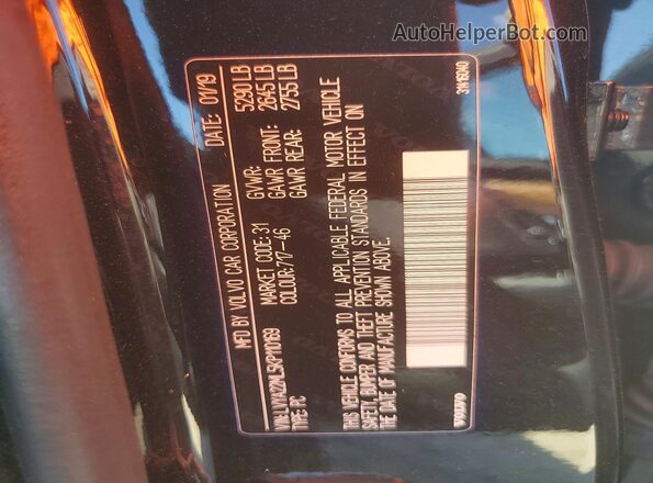 LVYA22ML5KP110169 2019 VOLVO S90 Black Вид наклейки з VIN-кодом
