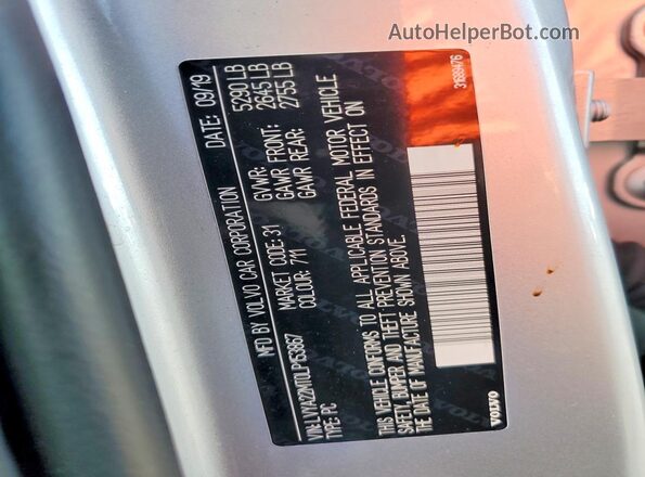 LVYA22MT0LP153867 2020 VOLVO S90 Silver Vista del compartimento del motor