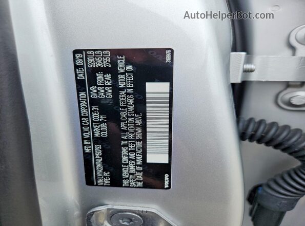 LVYA22MT4LP150793 2020 VOLVO S90 Белый Вид подкапотного пространства