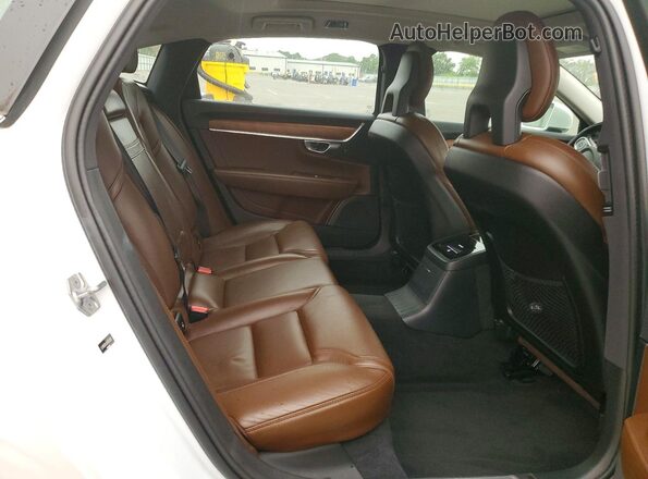 LVYBC0AL9JP033296 2018 VOLVO S90 White Вид задніх сидінь