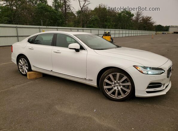 LVYBC0AL9JP033296 2018 VOLVO S90 White Передня права чверть