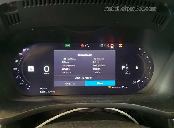 LYV062RX3PB242742 2023 VOLVO XC60 Black Вид щитка приладів