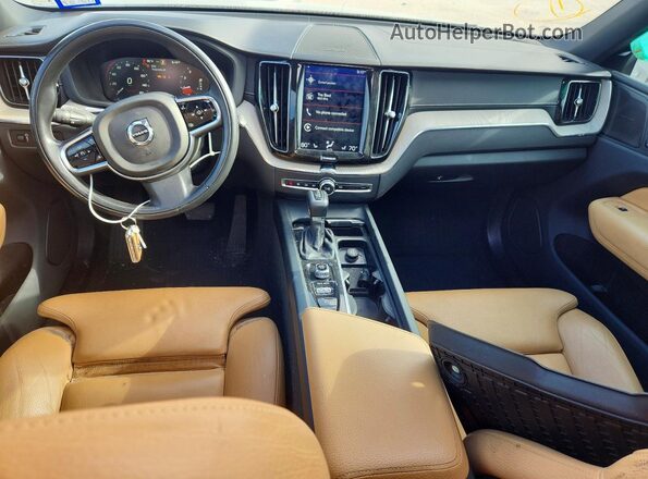 LYV102DL6KB326282 2019 VOLVO XC60 Gray Вид панелі приладів