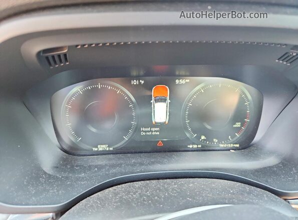 LYV102RK4KB197118 2019 VOLVO XC60 Серый Вид щитка приборов