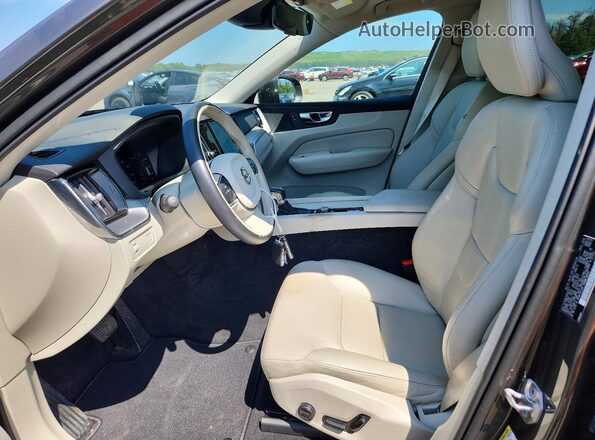 LYV102RK7KB327571 2019 VOLVO XC60 Charcoal Вид салону спереду