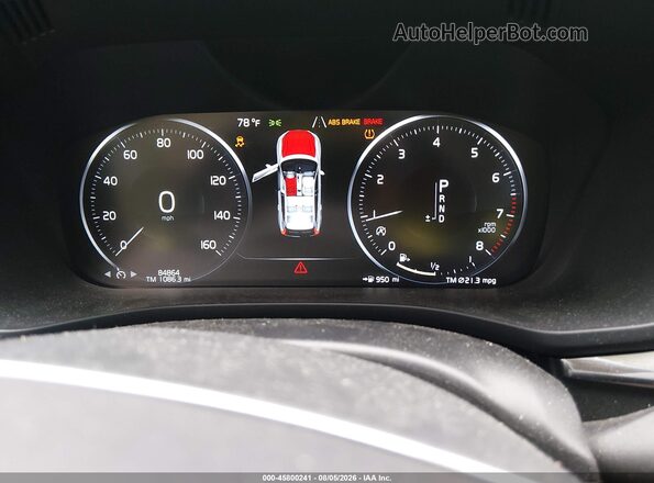 LYV102RK9JB101191 2018 VOLVO XC60 White Vista de los asientos traseros