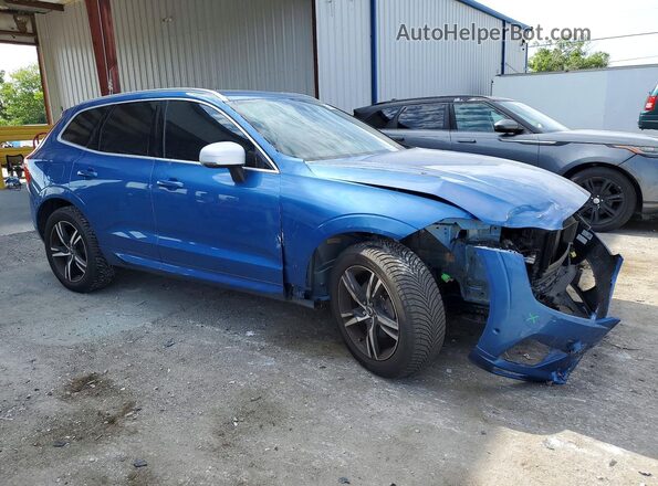 LYV102RM4JB096483 2018 VOLVO XC60 Blue Delantero derecho