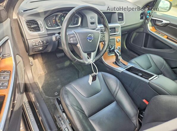 LYV402FK3GB092921 2016 VOLVO S60 Black წინა პანელის ხედი