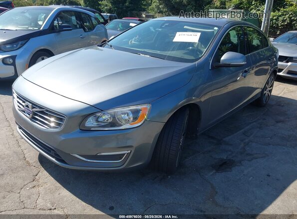 LYV402FK7GB096941 2016 VOLVO S60 INSCRIPTION Gray Vista tres cuartos delantera izquierda
