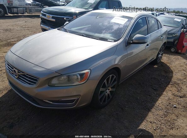 LYV402FK9GB098383 2016 VOLVO S60 INSCRIPTION Silver Առջևի ձախ երեք քառորդ տեսարան
