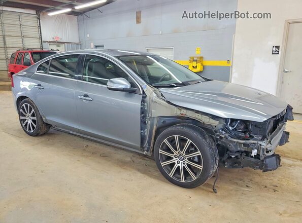 LYV402HK3JB163782 2018 VOLVO S60 Gray Delantero derecho