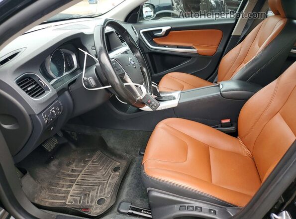 LYV402TK8JB190404 2018 VOLVO S60 Black Widok wnętrza z przodu
