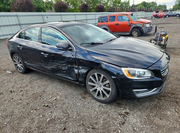 LYV402TM4JB156056 2018 VOLVO S60 Black Передня права чверть