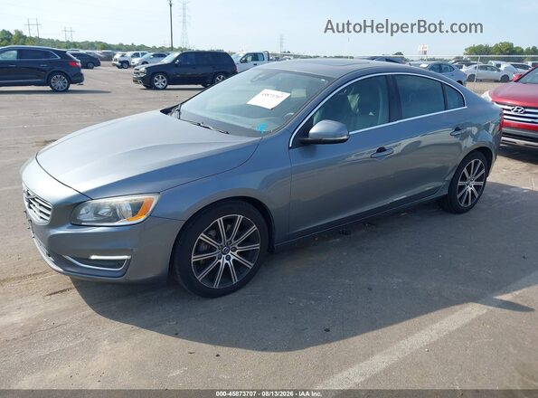 LYV612TK2GB098848 2016 VOLVO S60 INSCRIPTION Light Blue Առջևի ձախ երեք քառորդ տեսարան