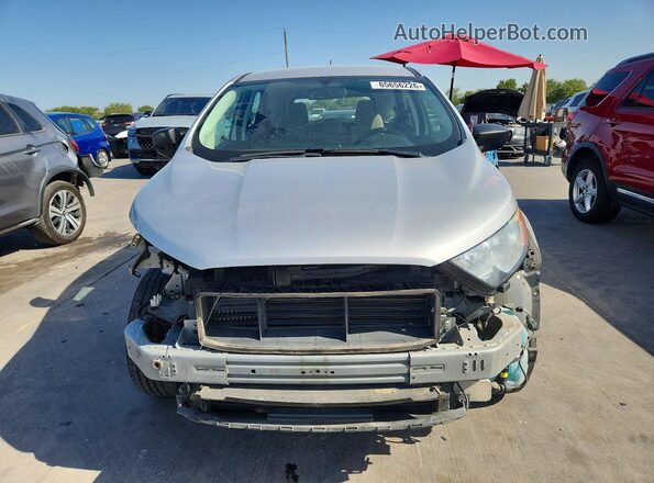 MAJ3P1RE1JC196856 2018 FORD ECOSPORT Silver Widok z przodu