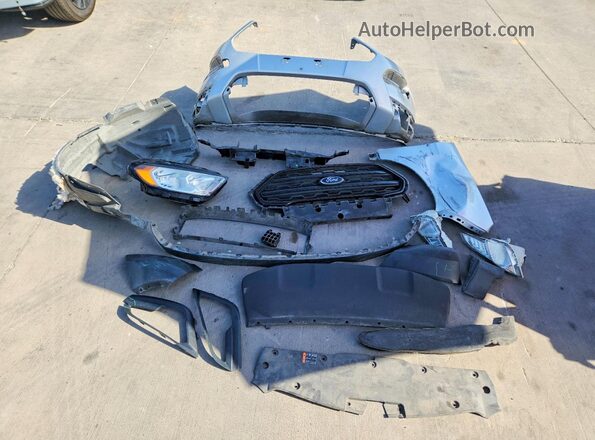MAJ3P1RE1JC196856 2018 FORD ECOSPORT Silver Widok naklejki z numerem VIN