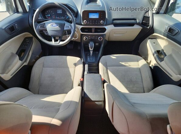 MAJ3P1RE1JC196856 2018 FORD ECOSPORT Silver Widok deski rozdzielczej