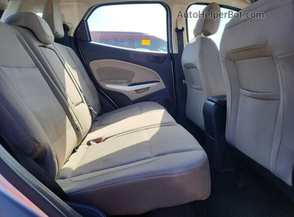 MAJ3P1RE1JC196856 2018 FORD ECOSPORT Silver Widok wnętrza z tyłu