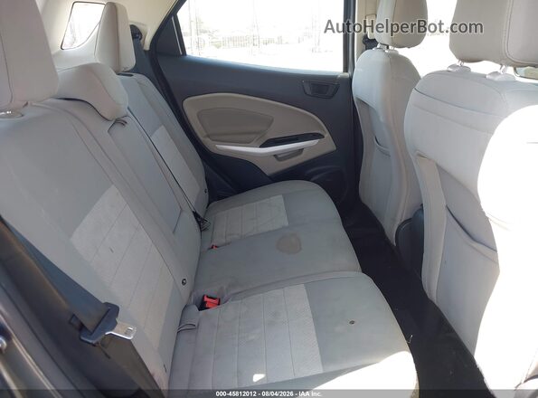 MAJ3P1RE3JC172428 2018 FORD ECOSPORT Gray Widok naklejki z numerem VIN