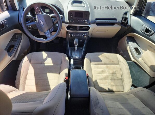 MAJ3P1RE4JC168551 2018 FORD ECOSPORT Gray Вид панелі приладів
