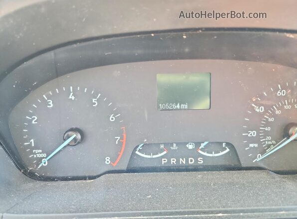 MAJ3P1RE4JC168551 2018 FORD ECOSPORT Gray Вид щитка приладів