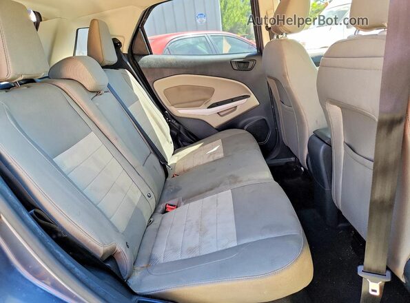 MAJ3P1RE4JC168551 2018 FORD ECOSPORT Gray Вид задніх сидінь