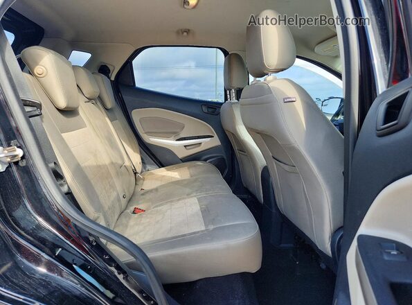 MAJ3P1RE4JC230451 2018 FORD ECOSPORT Black Widok tylnych siedzeń