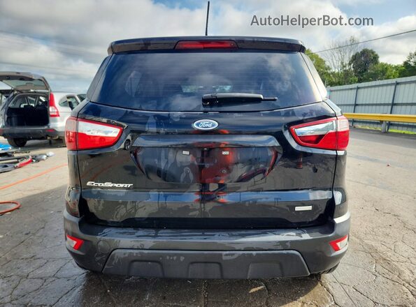 MAJ3P1RE4JC230451 2018 FORD ECOSPORT Black Widok z tyłu