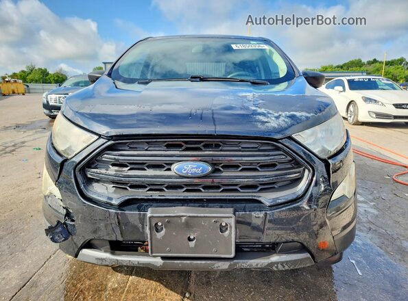 MAJ3P1RE4JC230451 2018 FORD ECOSPORT Black Widok z przodu