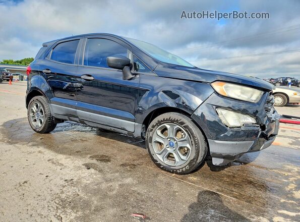 MAJ3P1RE4JC230451 2018 FORD ECOSPORT Black Przód prawy